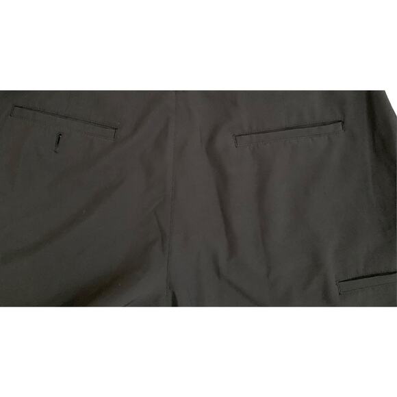 PGA TOUR HIGH RISE BERMUDA SHORTS, MENS, 36, BLACK, BUTTON ZIP FLY, POCKETS - Picture 7 of 9